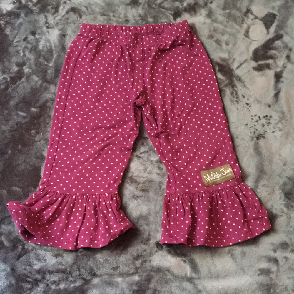 Matilda Jane paint by number ruffle pants Size 2